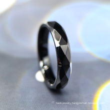 Fashion Black 4mm 6mm Polished Tungsten Carbide Wedding Rings